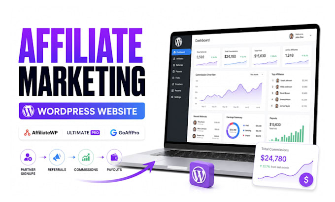 setup affiliate marketing wordpress website affiliatewp ultimate pro goaffpro