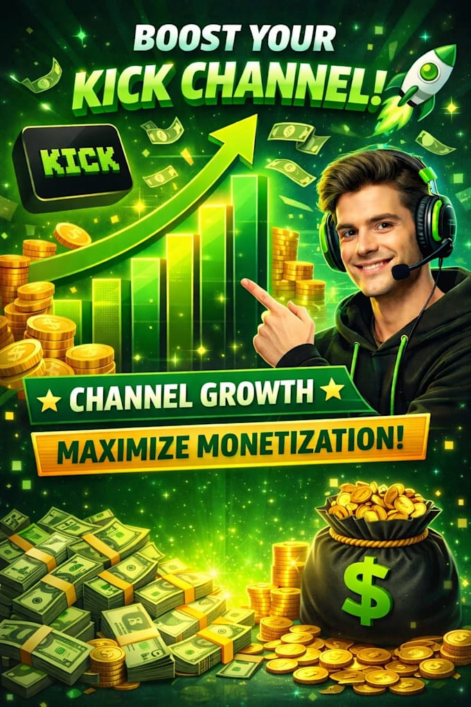 promote your kick channel to get monetized