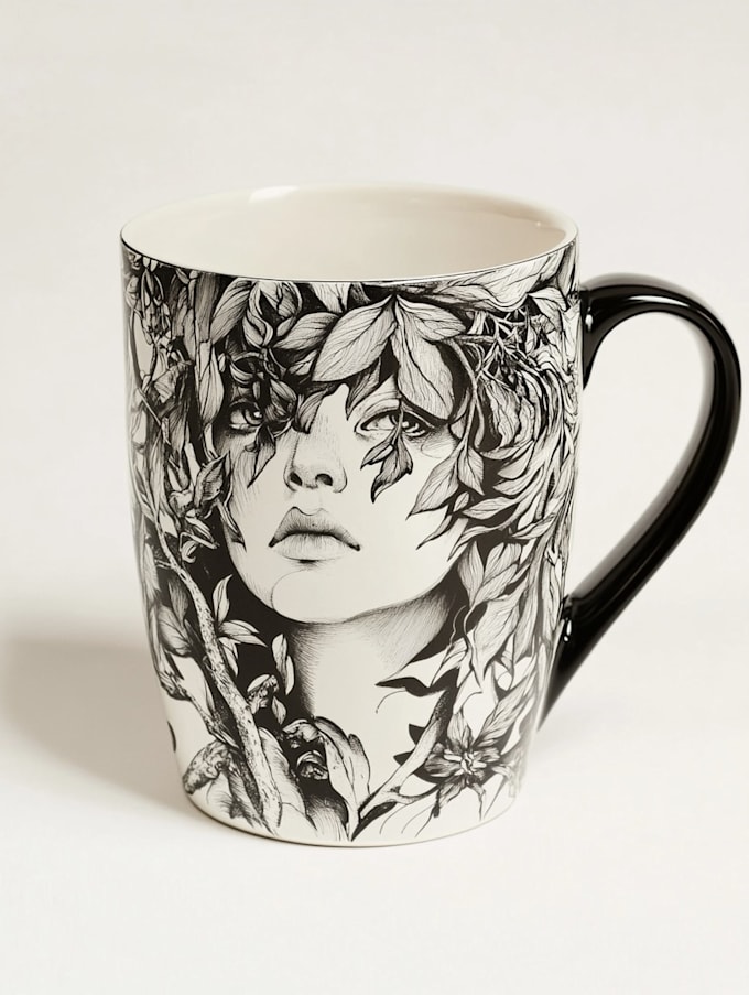 design a mug design or coffee cup design