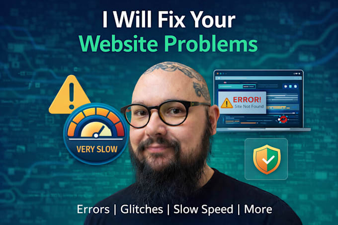 fix bugs, forms, and issues on your website