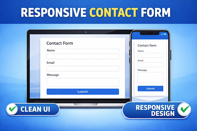 create responsive bootstrap form with PHP and mysql