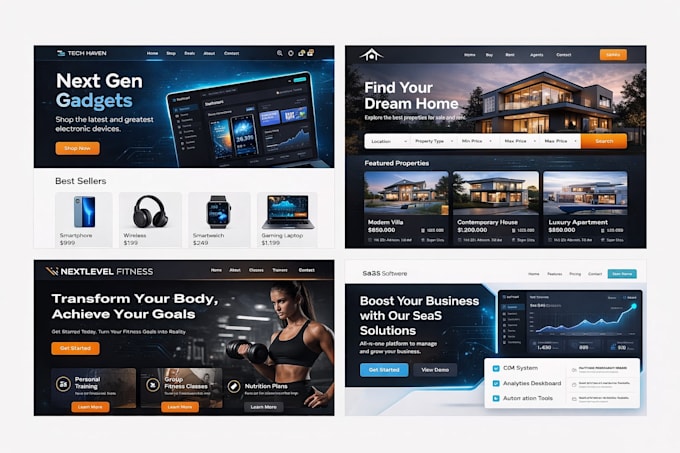 create functional website with backend system and integrations