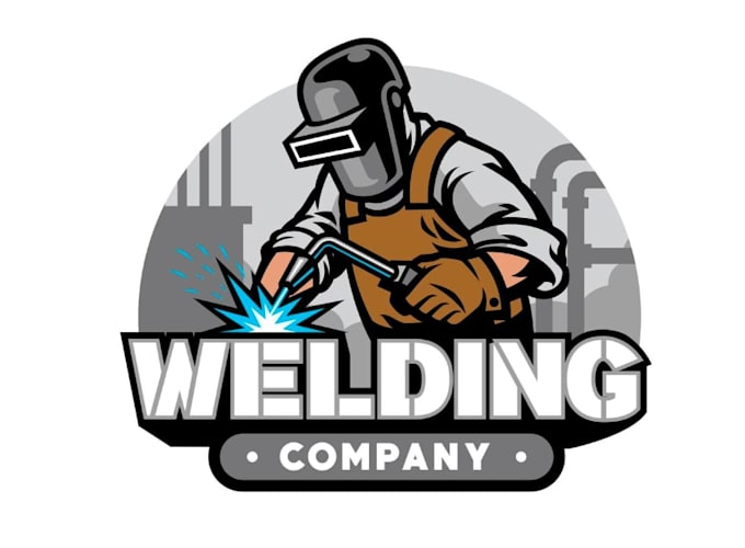 create traditional consulting rig welder logo for your business