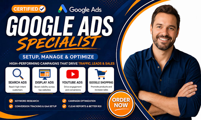 setup and manage google ads adwords ppc campaign as an expert