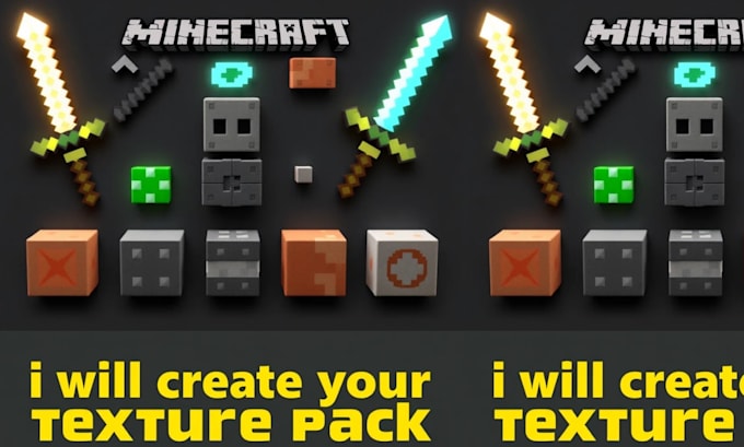 create custom minecraft texture pack pvp pack or edit texures minecraft lobby