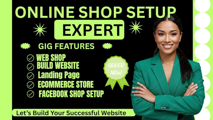 design and setup a high converting shopify online store