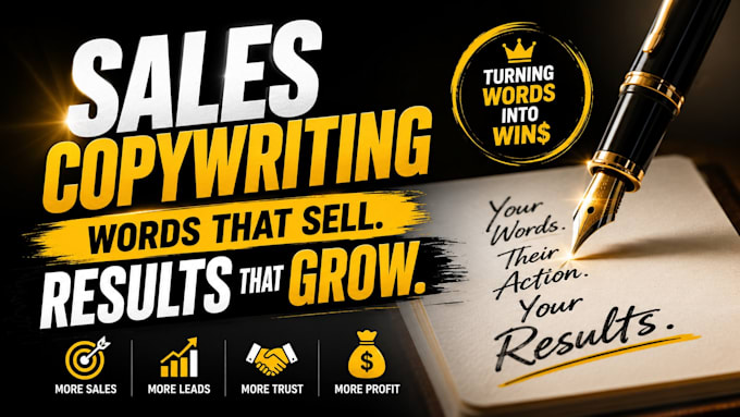 write persuasive sales page copy and email sequences that convert