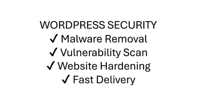 auditaré y protegeré su sitio web de wordpress