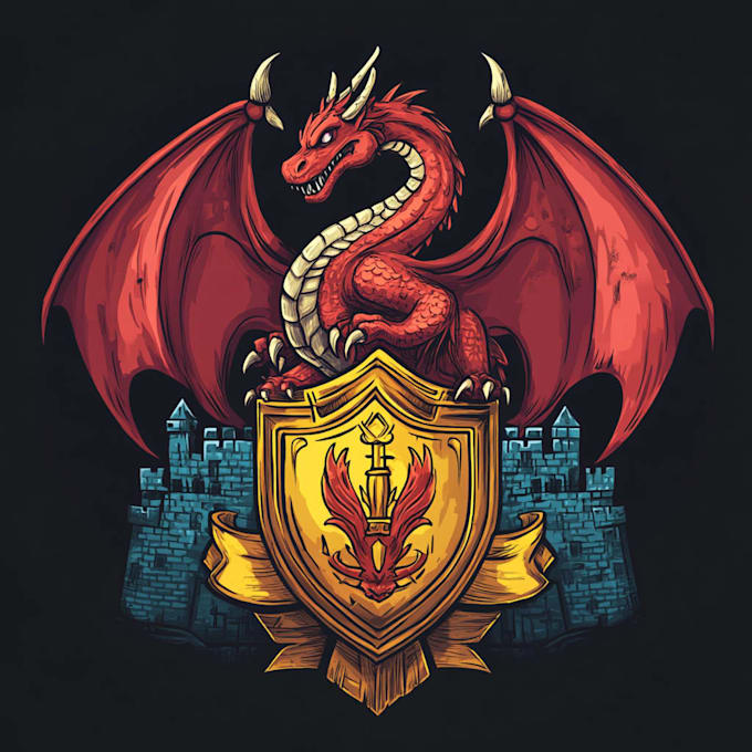 make fantasy logo title in dark theme
