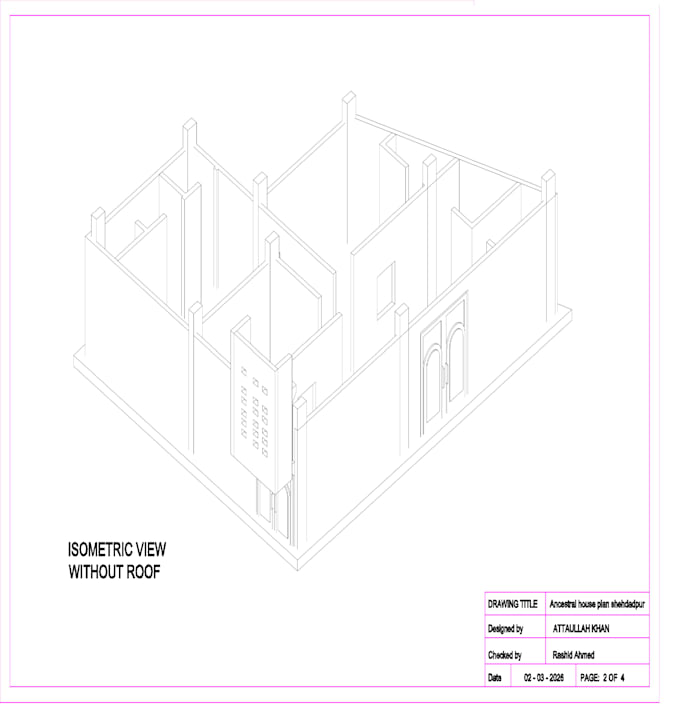 design professional 2d and 3d house models on autocad