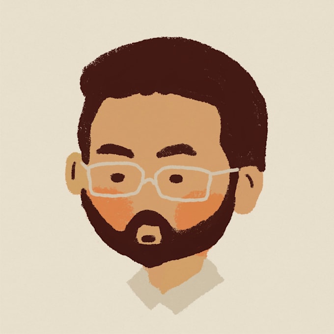 create minimalist flat illustrations