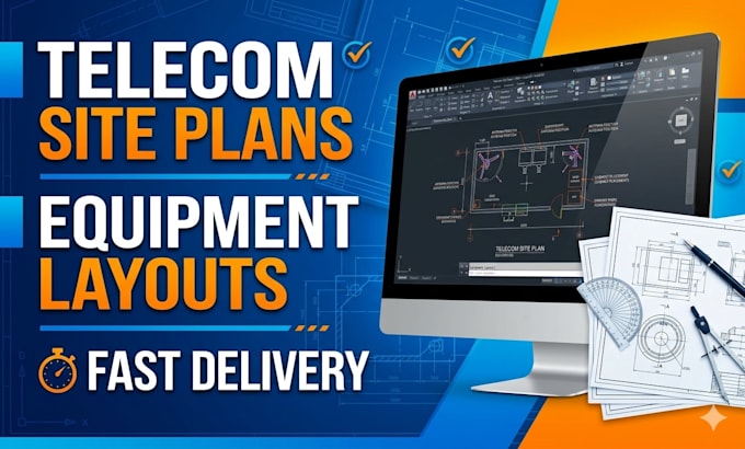 create professional telecom drawings