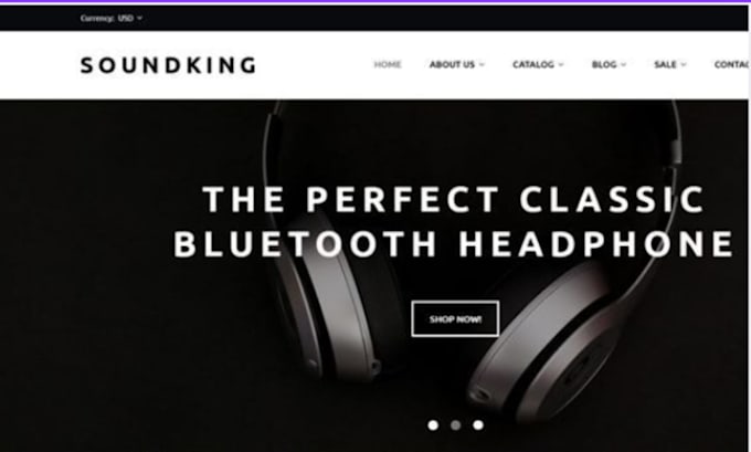 build wix electronic website gadget accessories website ecommerce website