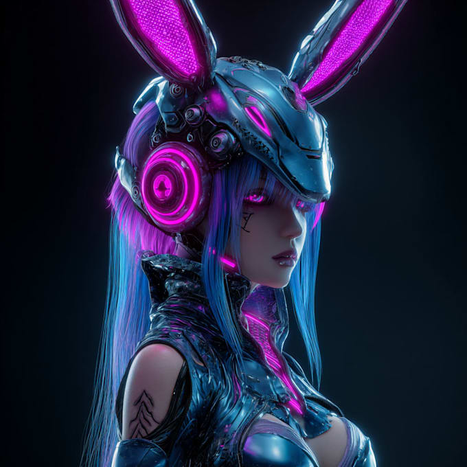 make profesonal cyberpunk logo for you