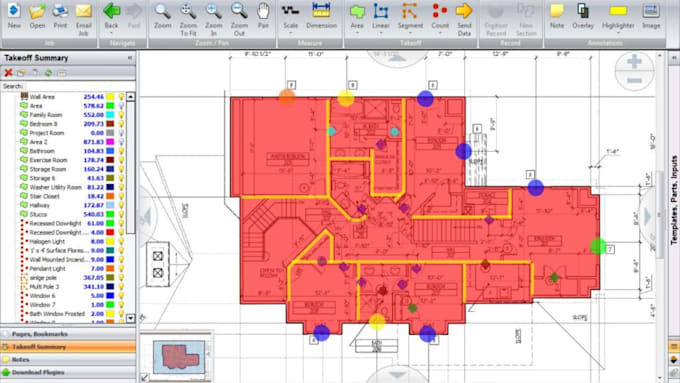 do material takeoff and cost estimation for construction projects