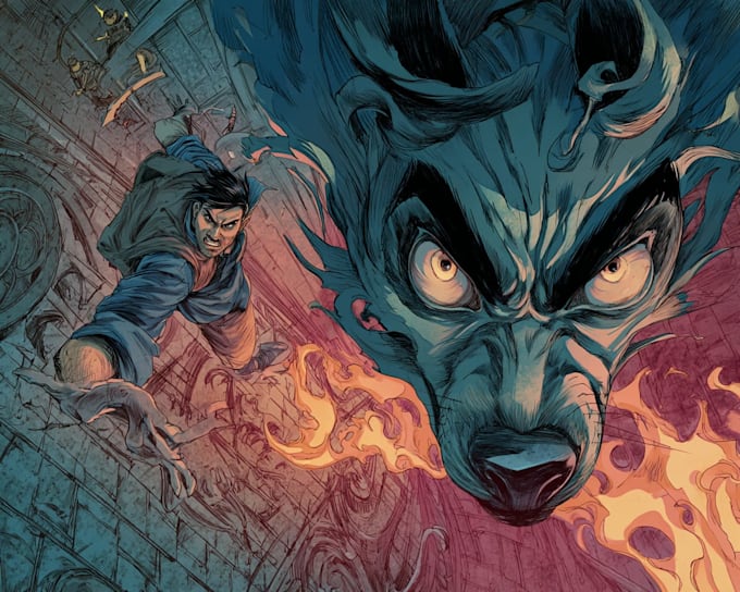 create detailed comic art for your story or script