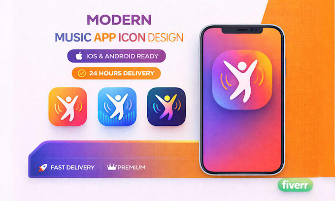 design professional mobile app icon UI icon logo