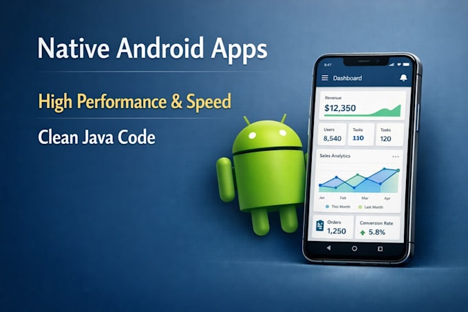 develop a high performance native android app using java