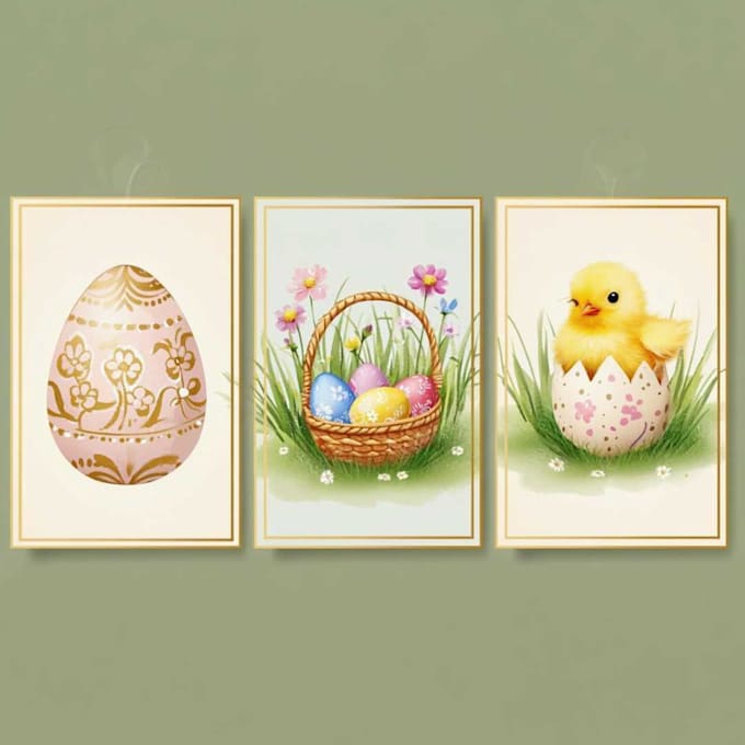 create easter digital art for your social media and business