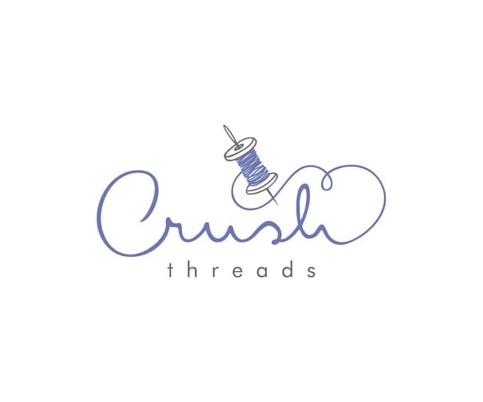 create custom tailor logo with needle, thread, and sewing style
