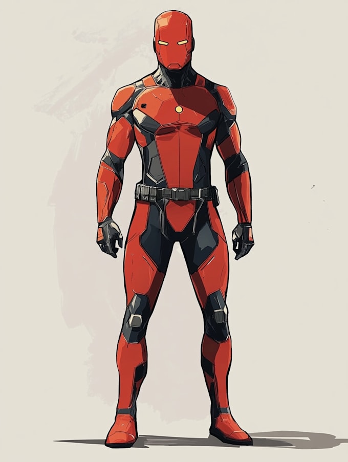 superhero character for comics