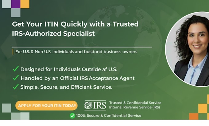 professional itin application and fast accurate tax id support