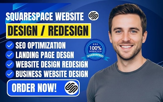 design squarespace website or redesign squarespace website