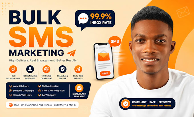 send bulk sms marketing, text message, bulk email blast, SMS and bulk sms