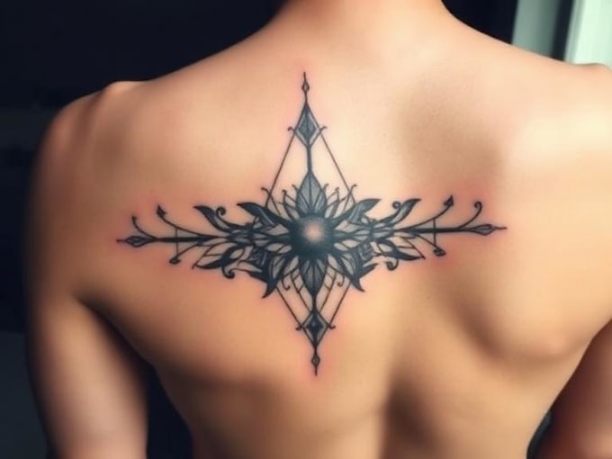 design a modern and minimalist tattoo design