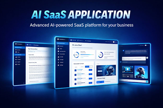 develop custom ai saas and full stack mern web app