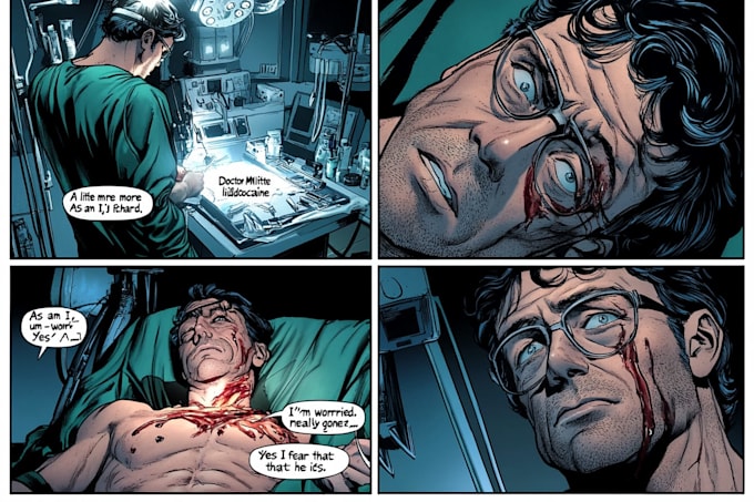 do a comics book pages, storyboards, illustrations