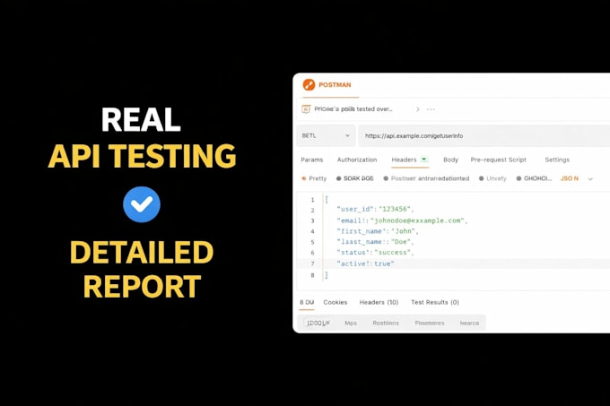 do API testing with postman and detailed bug reports