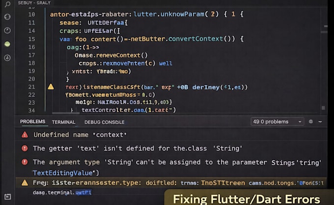 fix your flutter or dart bugs quickly