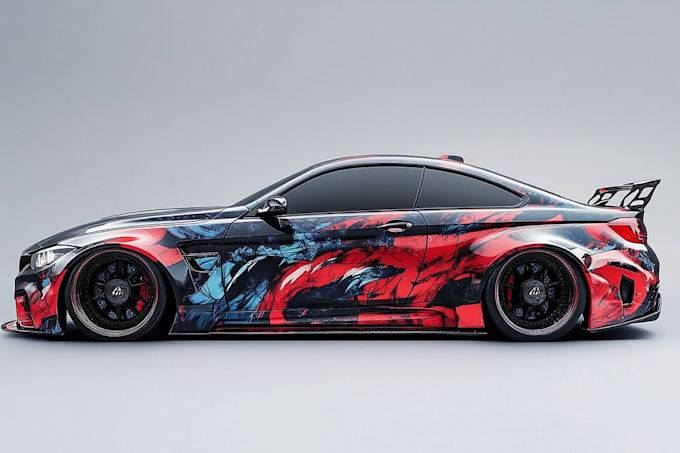 wrap design racing car wrap, car wrap design