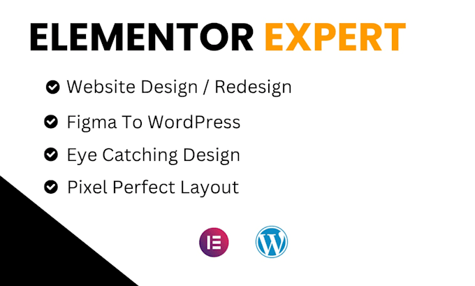 design or redesign your wordpress website using elementor pro