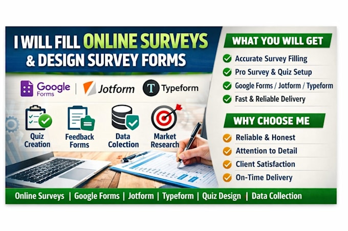 create and optimize survey forms, typeform, jotform get accurate responses fast