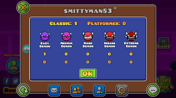 beat easy demons for you in geometry dash