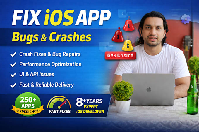 perform bug fixes and app improvements in your ios app