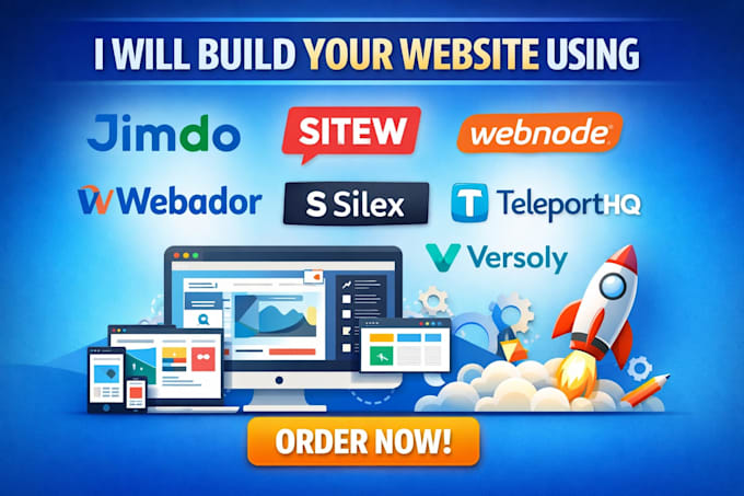 build website using jimdo sitew webnode webador silex teleporthq versoly