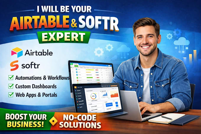 build and automate your airtable database and softr web app