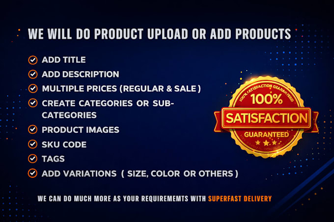 do product upload to your shopify, woocommerce and wix store