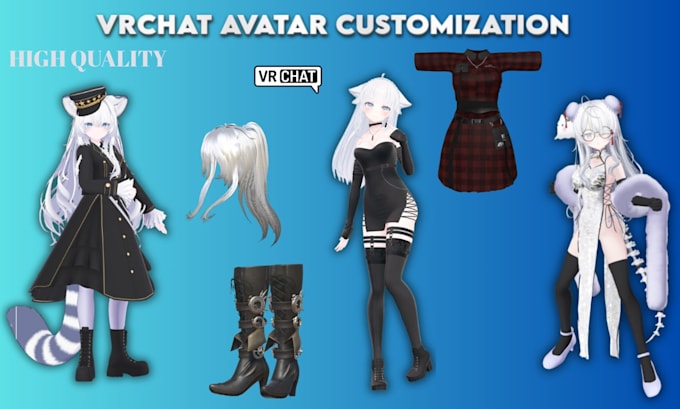 customize edit and optimize vrchat clothing 3d accessories for your avatar