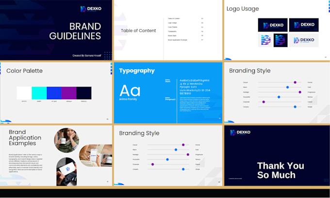 create a complete brand style guide