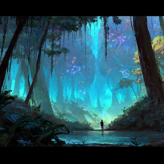 paint an environmental concept art