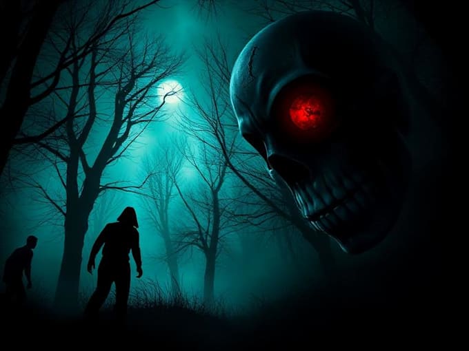 create scary horror thumbnails for youtube