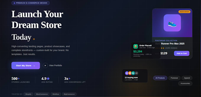 create a responsive landing page using HTML CSS react