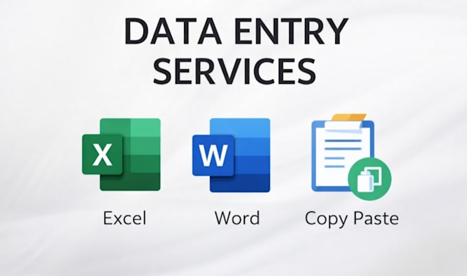 do copy paste and data entry