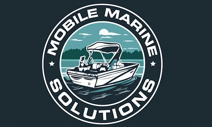 create a unique nautical and boat logo design