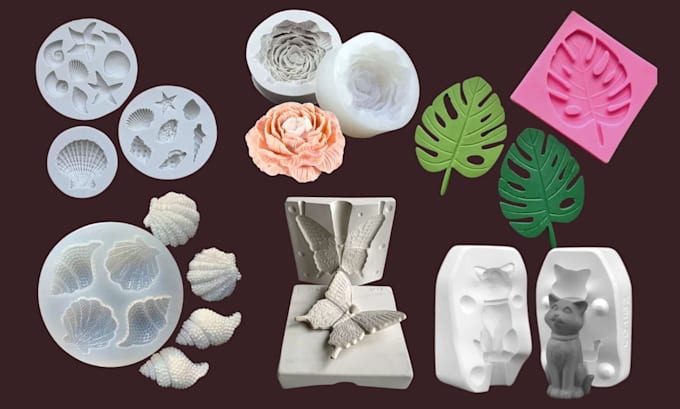 design custom silicone mold casting mold printable cookie plastic injection mold
