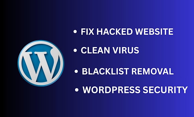 recover hacked wordpress website, malware removal with wordpress security